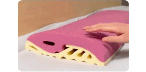 クラボウ開発素材レジェンドフォームを使用した快眠枕