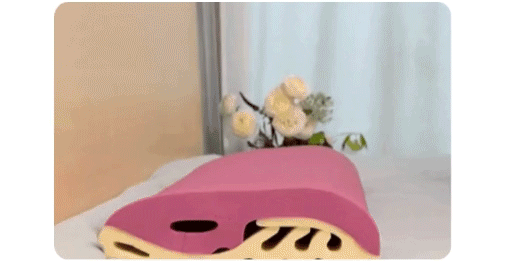 クラボウ開発素材レジェンドフォームを使用した快眠枕